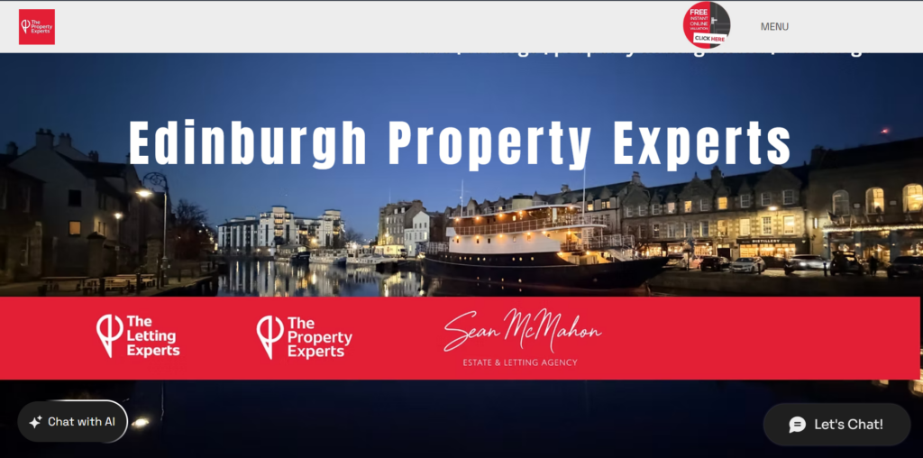 Sean McMahon - The Property & Letting Experts Edinburgh homepage