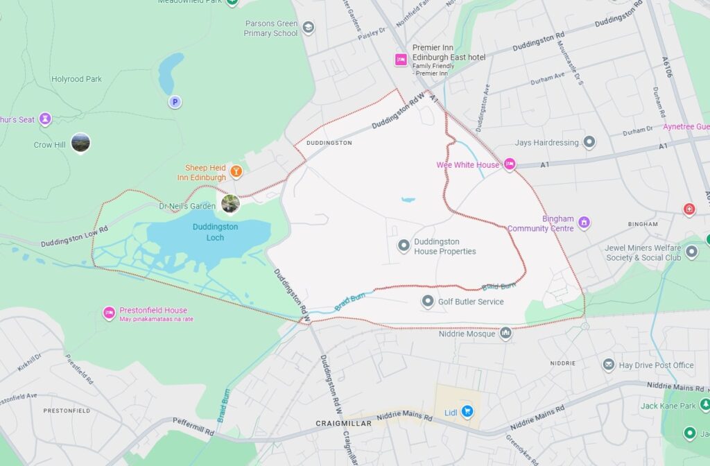 duddingston-map