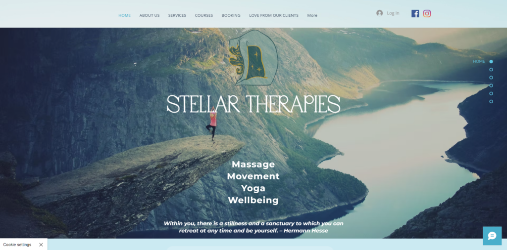 stellar therapies homepage