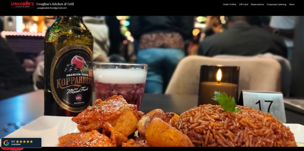 Uwagboe's Kitchen & Grill